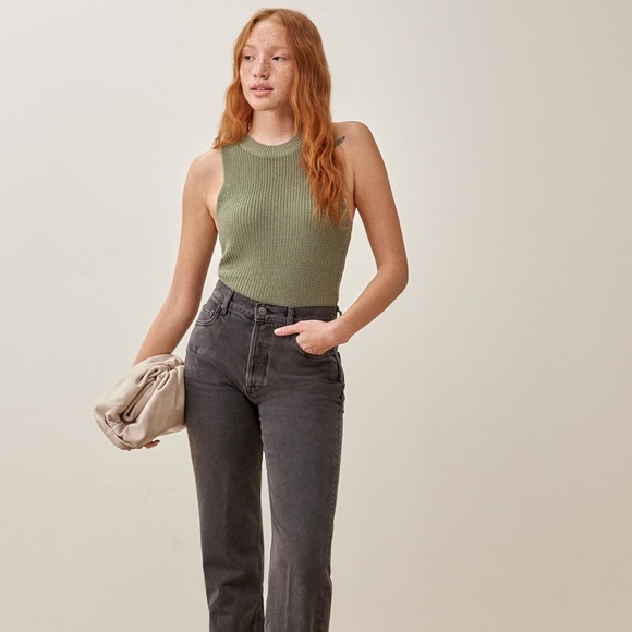 Reformation Lilac Top, Green, Sz Small - Picture 8 of 8